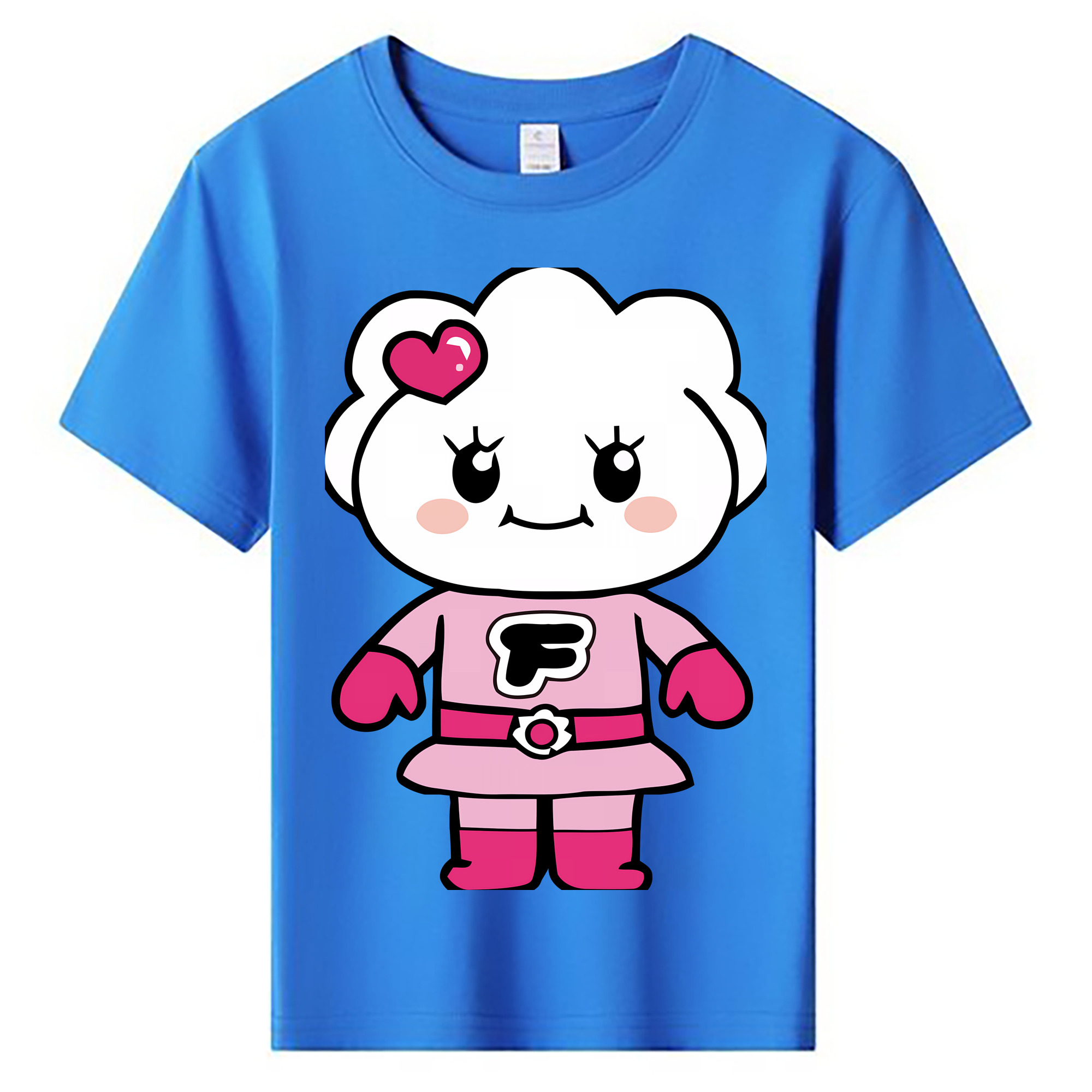（画像用） アンパンマン Anpanman 綿100％キッズTシャツ（フロントプリント）